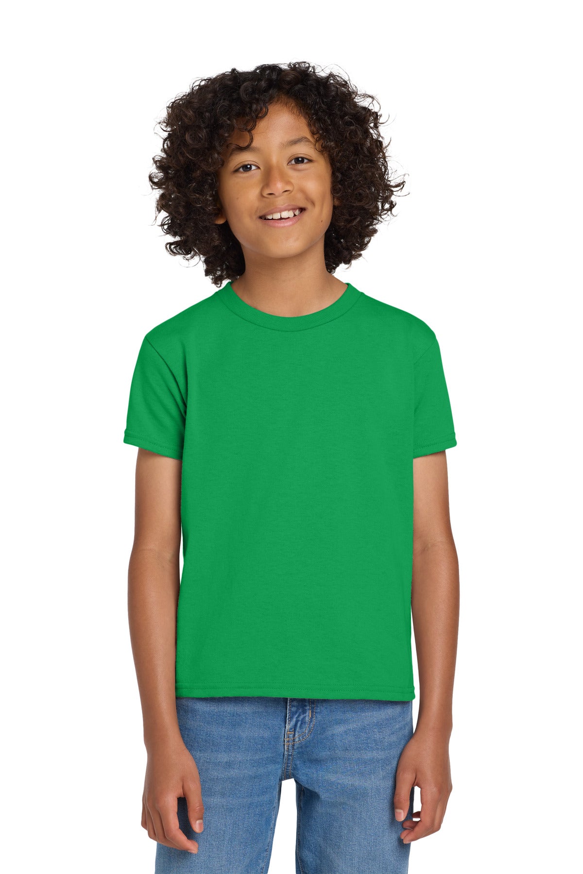 Gildan Youth DryBlend 50 Cotton/50 Poly T-Shirt.  8000B