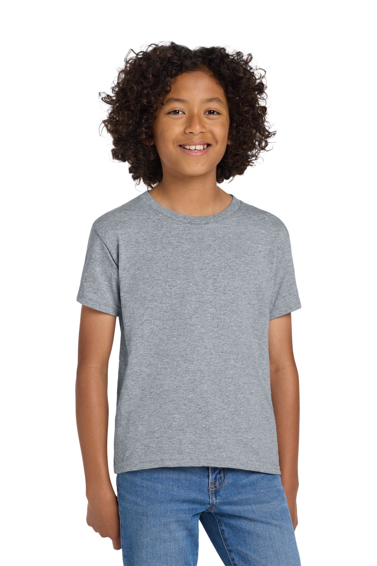 Gildan Youth DryBlend 50 Cotton/50 Poly T-Shirt.  8000B