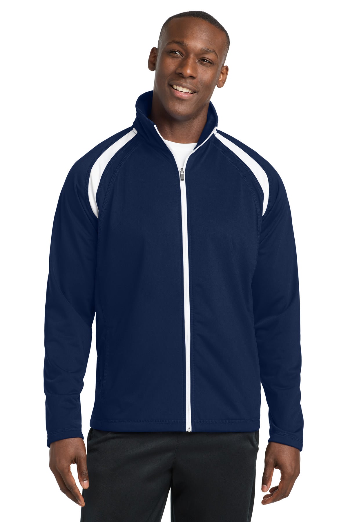 Sport-Tek Tricot Track Jacket. JST90
