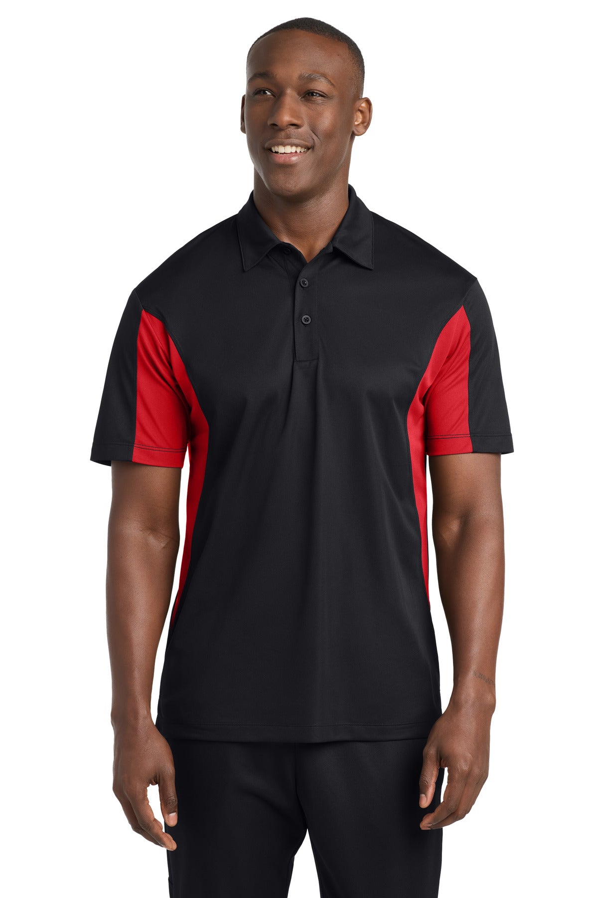 Sport-Tek Side Blocked Micropique Sport-Wick Polo. ST655